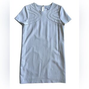 Diane Von Furstenberg Cecilia Triacetate-Blend Dress White short sleeve Dress